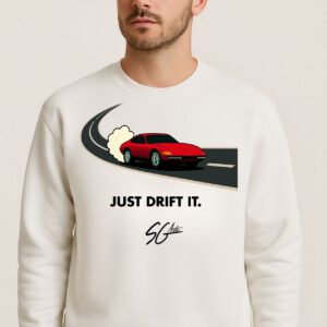 "JUST DRIFT IT" Ferrari Daytona Crewneck