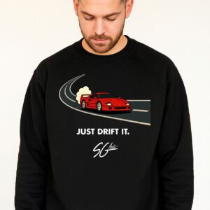 "JUST DRIFT IT" Ferrari F40 Crewneck